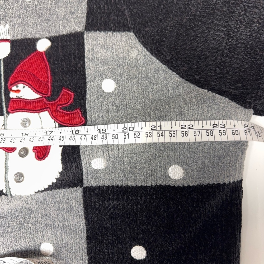 CJ Banks Christmas Snowman Sweater‎ vintage 1x - Picture 7 of 8